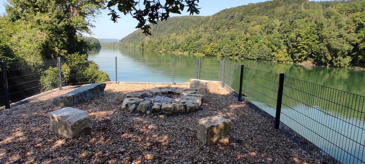 Autarkes Tiny House Mit Rheinblick Apartment Rumikon Luaran gambar